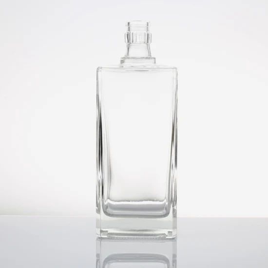 500ml Glass Bottle Unique Shape Customized Shape Brandy Bottle