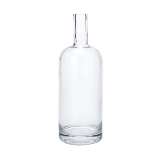 Glass Liquor Bottle 700ml 750ml Nordic Gin Whiskey Vodka Liquor Spirit Bottle for Liquor Rum 500ml